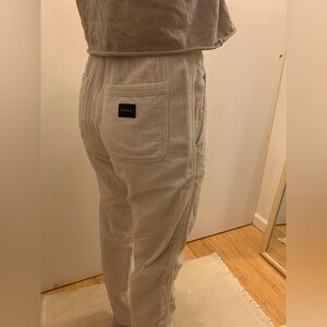 White obey pants